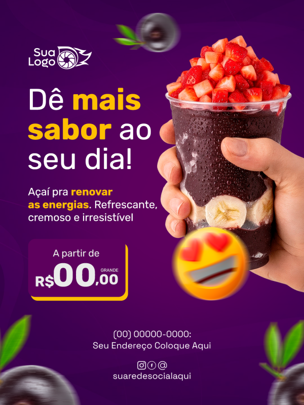 Arte 9 da coleção Coleção de Artes para Açaí