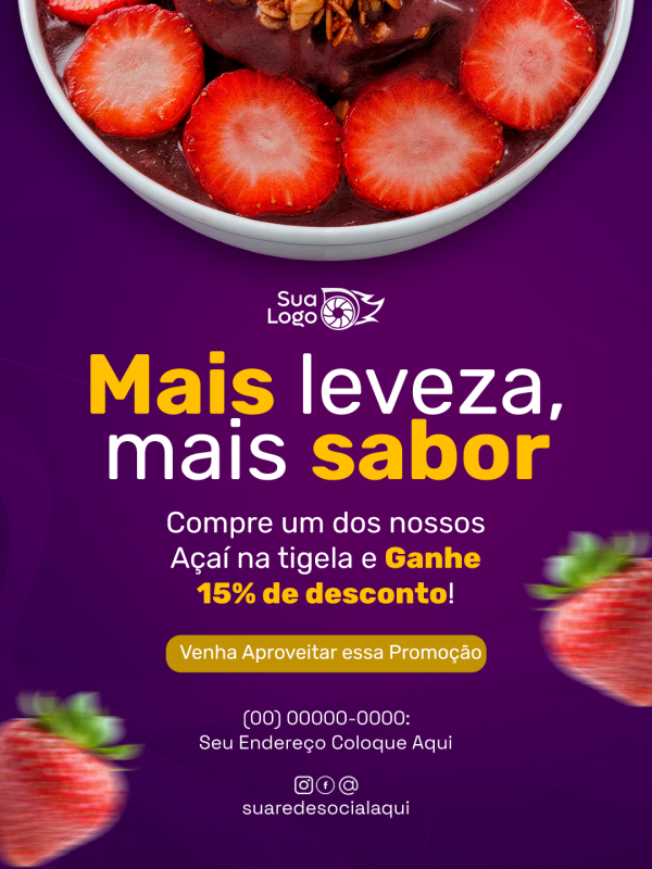 Prévia da coleção Coleção de Artes para Açaí