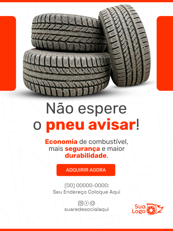 Arte 9 da coleção Coleção de Artes para Loja de Pneus