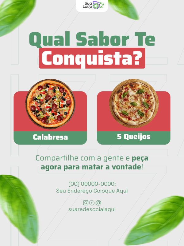 Prévia da coleção Coleção de Artes para Pizzaria