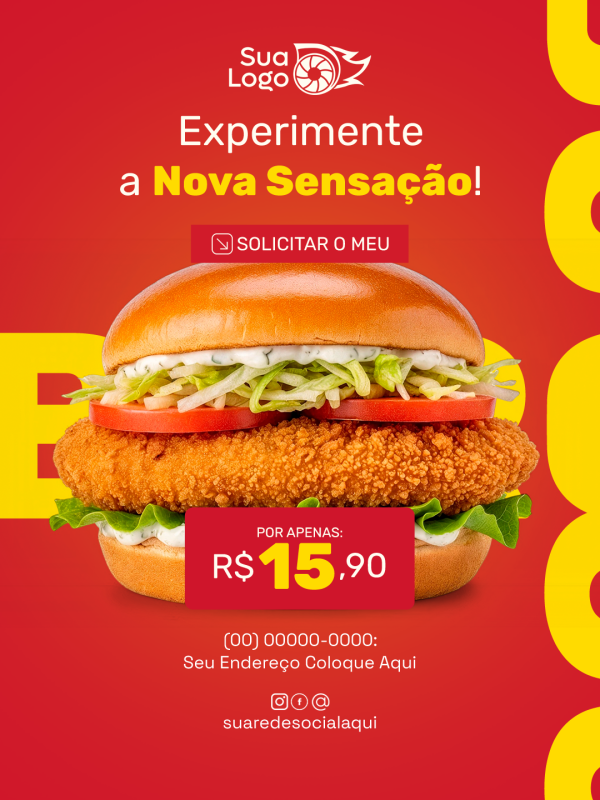 Prévia da coleção Coleção de Artes para Hamburgueria