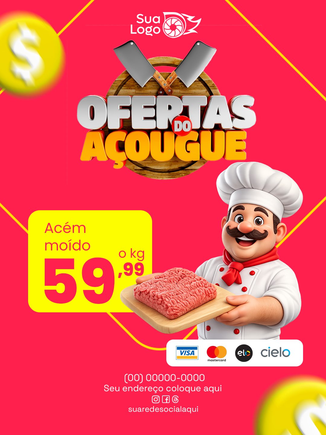 Arte 5 da coleção Coleção para Atacado e Varejo Açougue