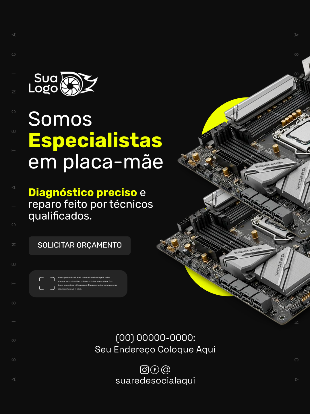 Arte 6 da coleção Coleção de Artes para Assistência Técnica de Notebook