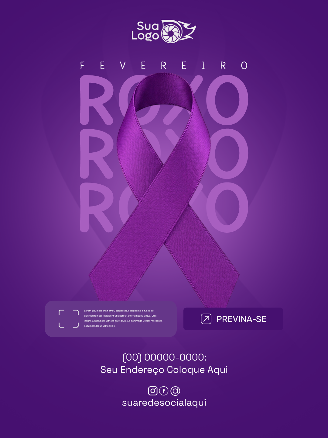 Prévia da coleção Coleção de Artes para Fevereiro Roxo