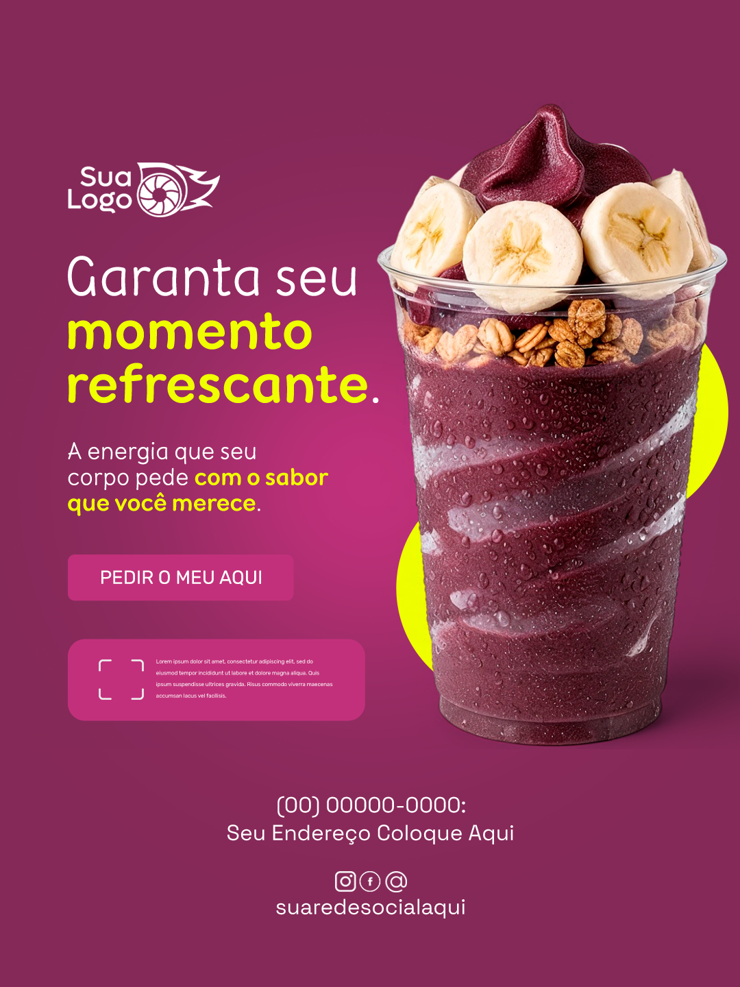 Arte 10 da coleção Coleção de Artes para Açaíteria