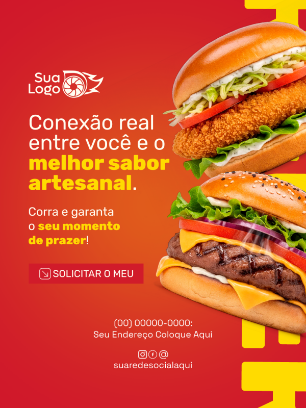 Prévia da coleção Coleção de Artes para Hamburgueria