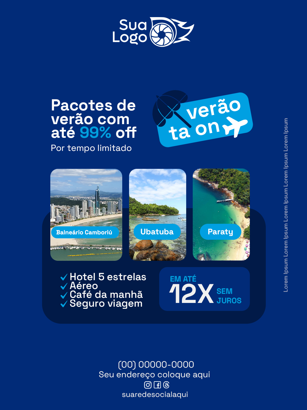 Prévia da coleção Coleção para Agência de Viagens