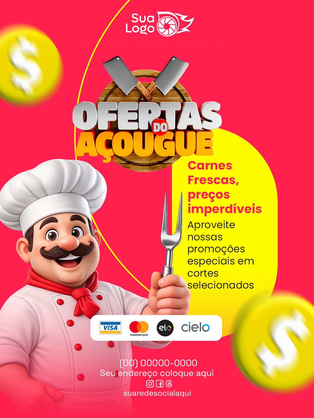 Arte 7 da coleção Coleção para Atacado e Varejo Açougue