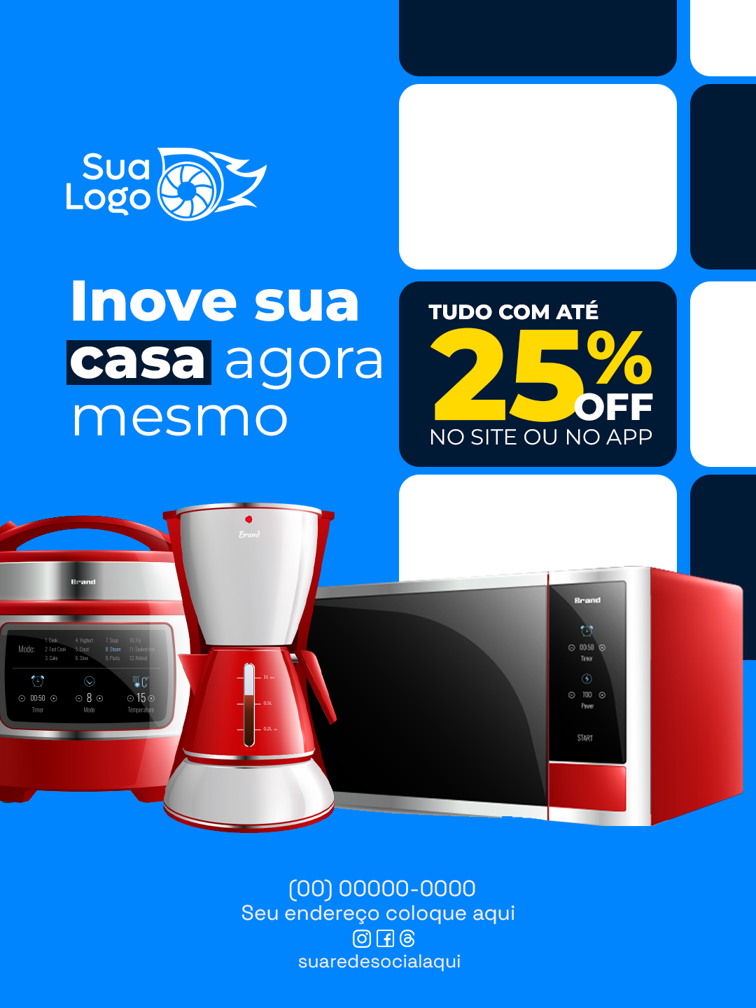 Prévia da coleção Coleção para Eletrodomésticos