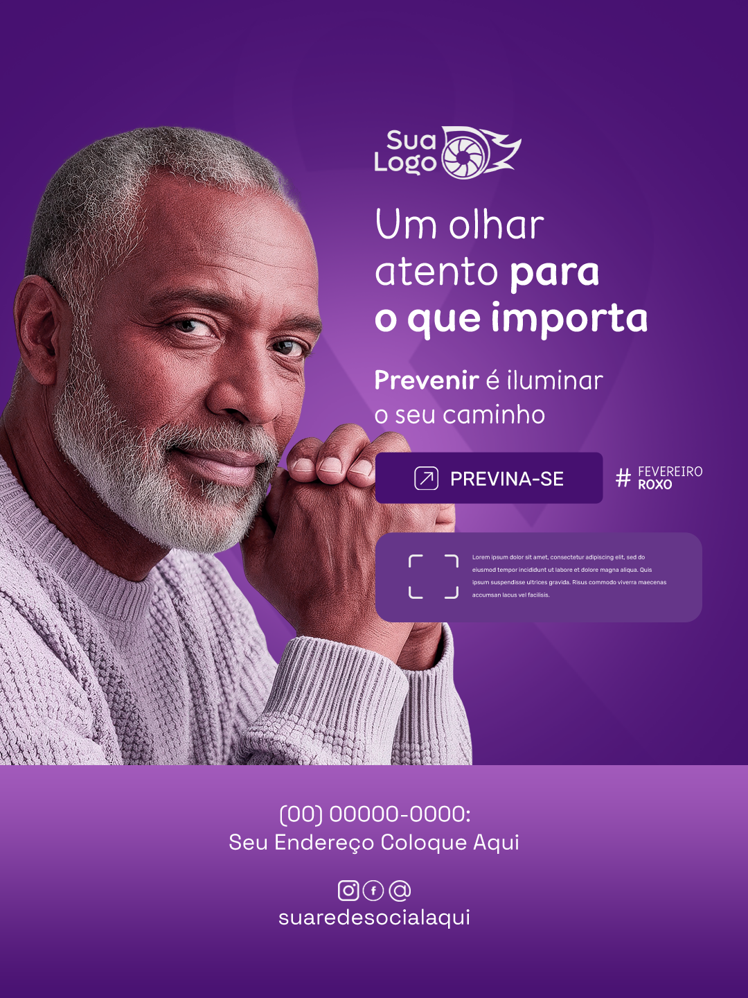 Prévia da coleção Coleção de Artes para Fevereiro Roxo