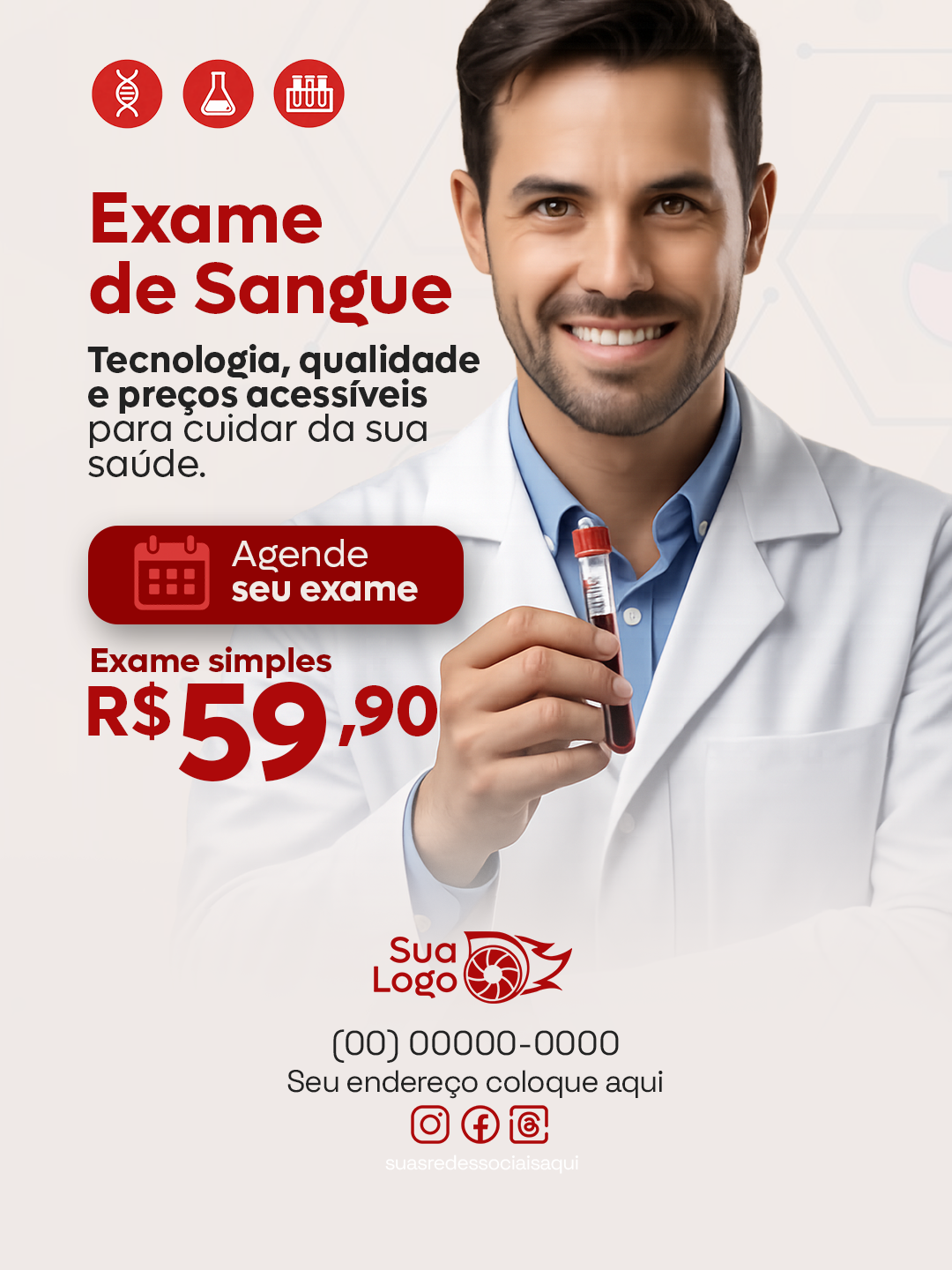 Prévia da coleção Coleção exames laboratorial