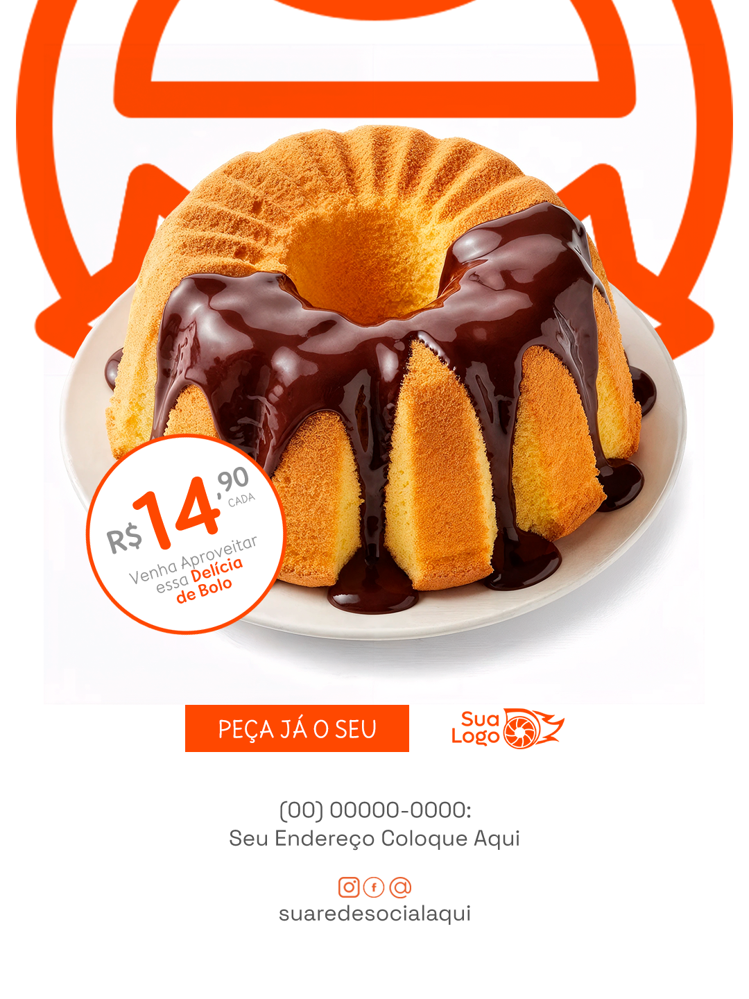 Arte 7 da coleção Coleção de Artes para Loja de Bolos Caseiros