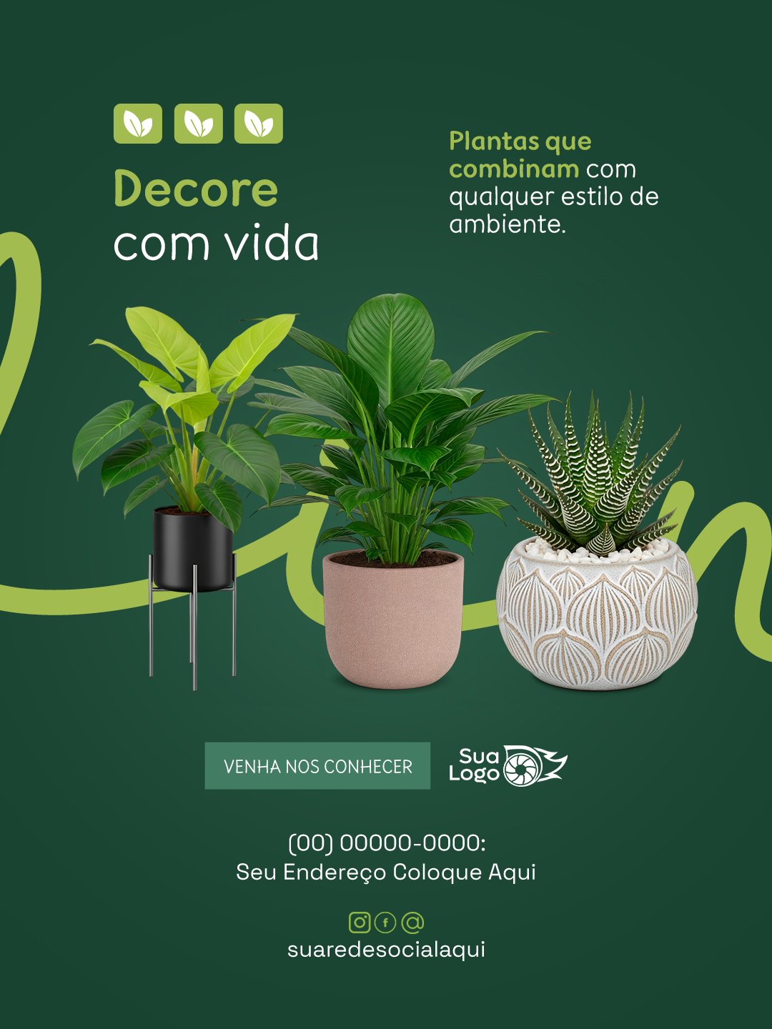 Prévia da coleção Coleção de Artes para Loja de Jardinagem