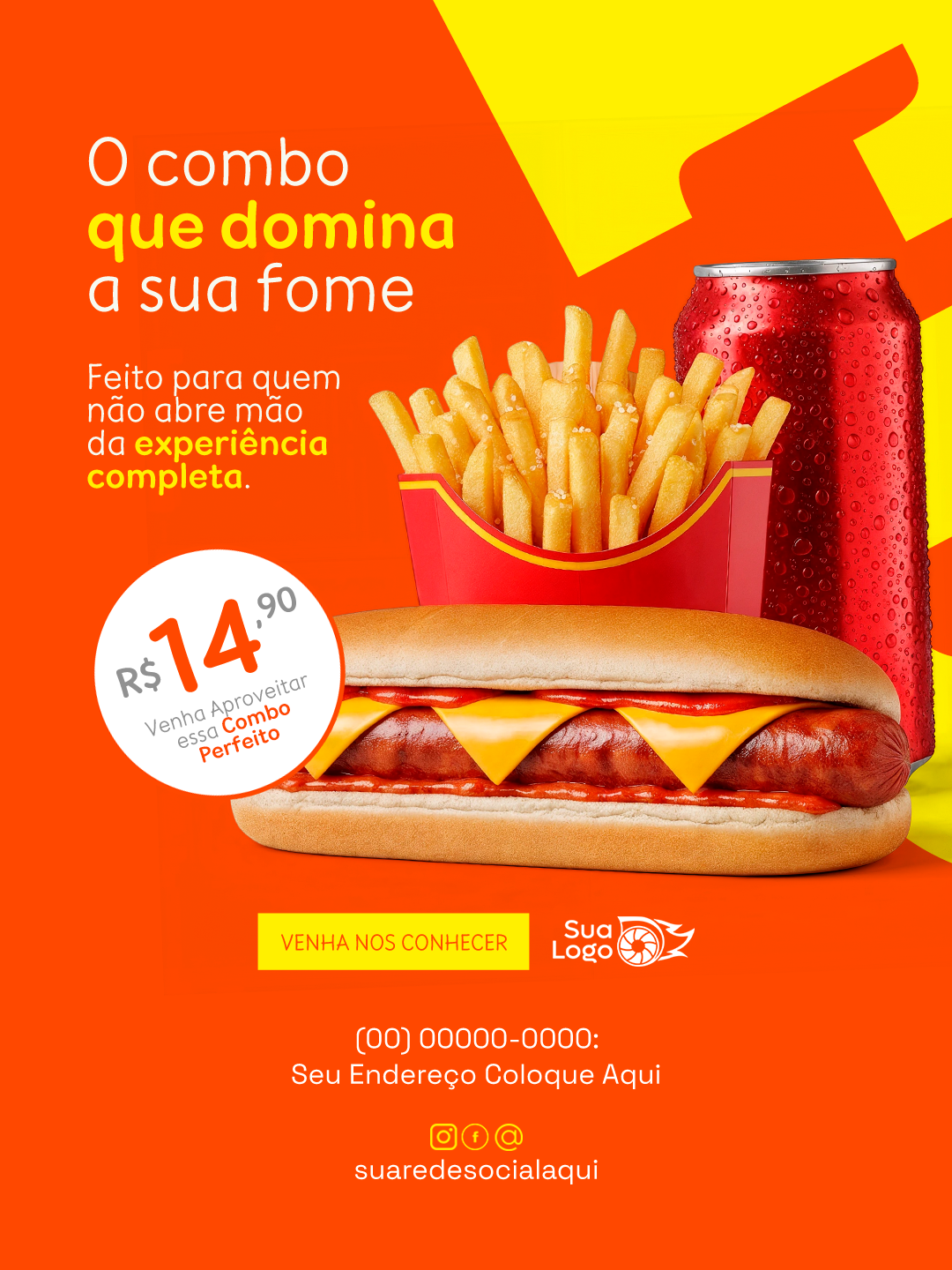 Prévia da coleção Coleção de Artes para Loja de Hot Dog
