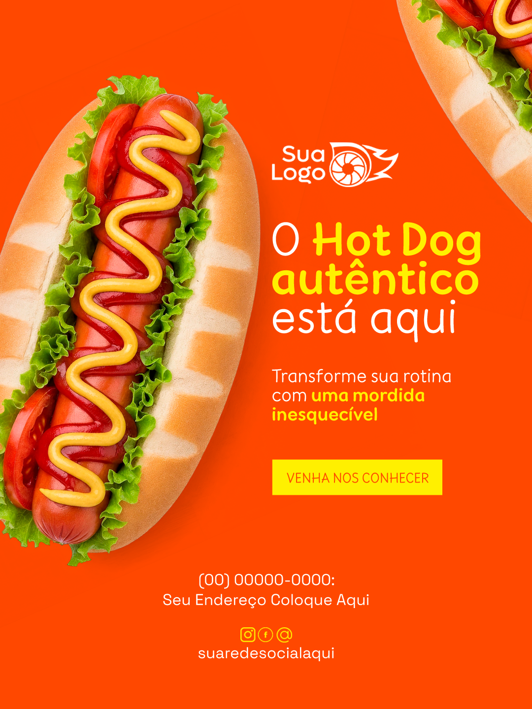 Arte 9 da coleção Coleção de Artes para Loja de Hot Dog