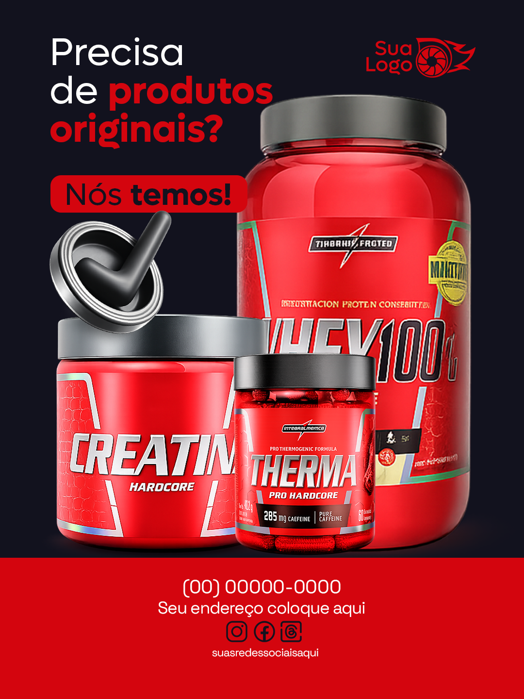 Prévia da coleção Coleção de lojas de suplementos