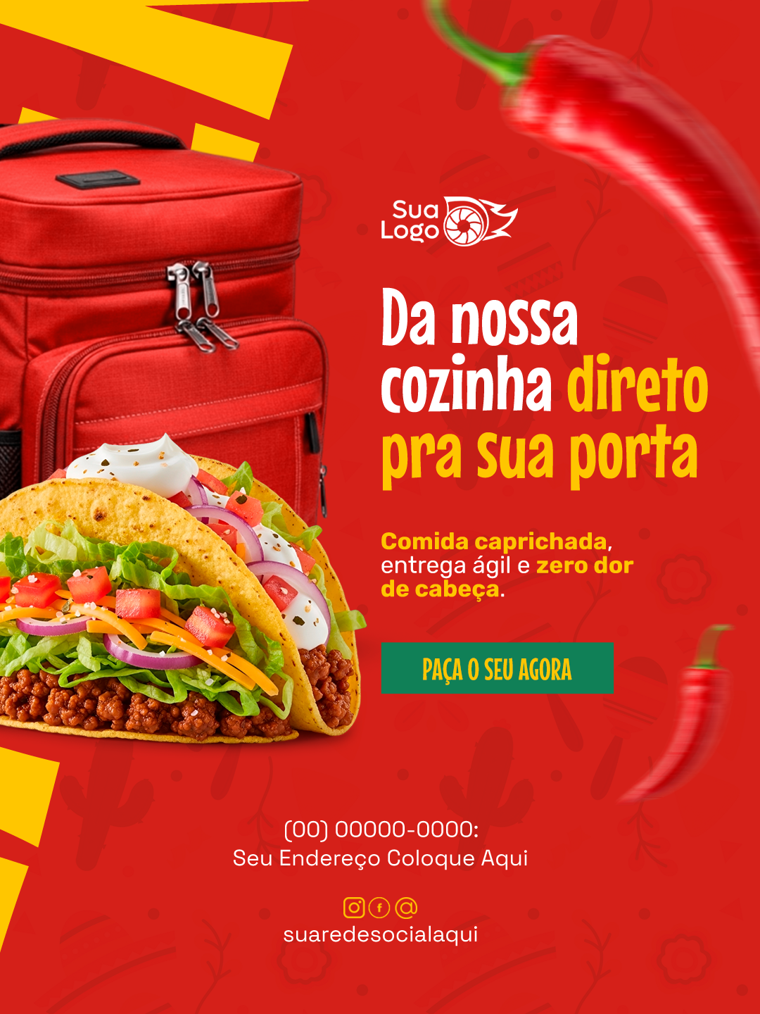 Prévia da coleção Coleção de Artes para Restaurante de Comida Mexicana