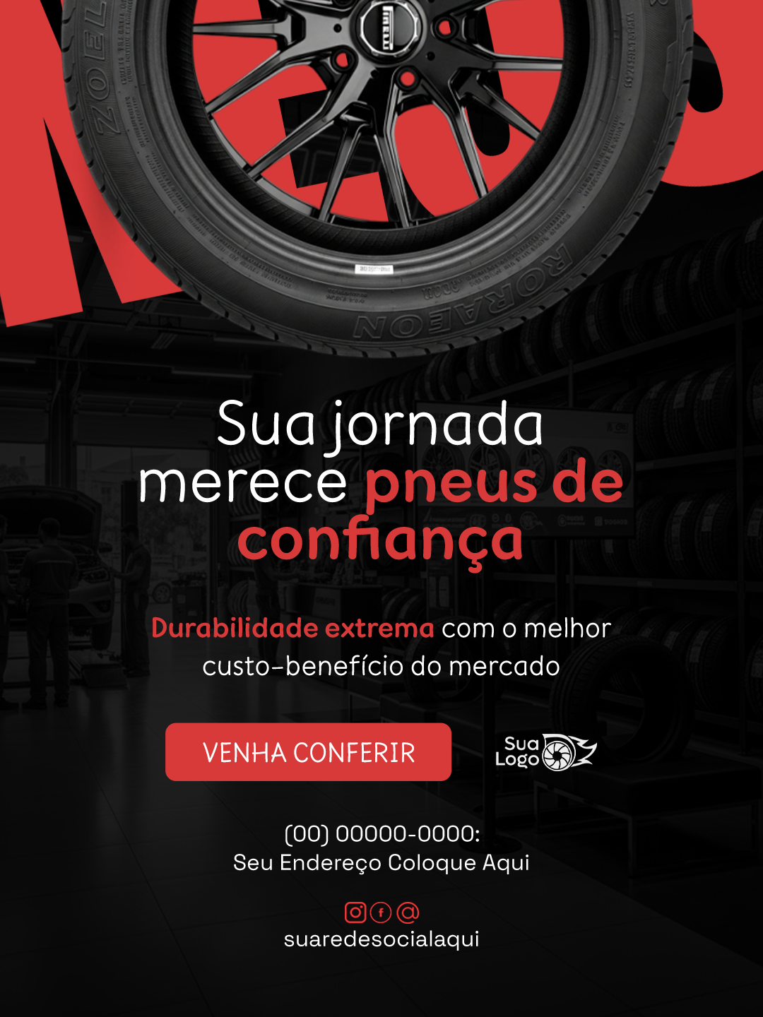 Prévia da coleção Coleção de Artes para Loja de Pneus