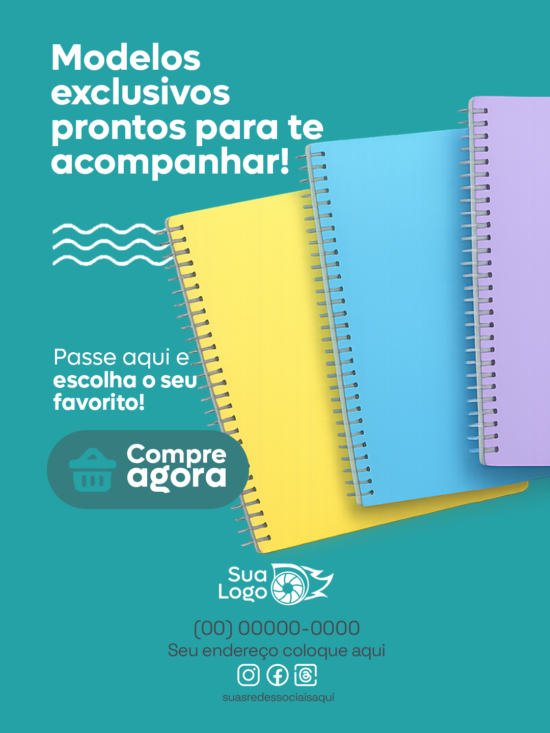 Prévia da coleção Coleção papelaria