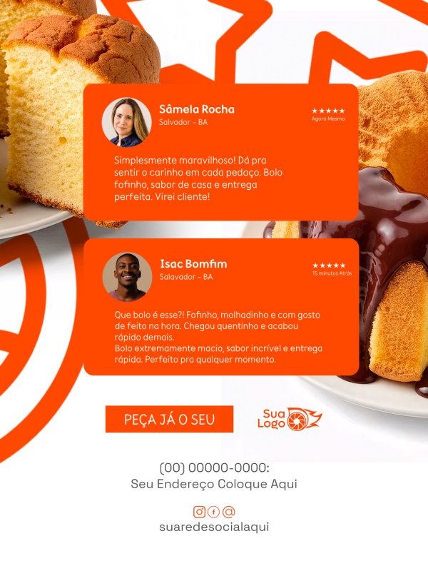 Arte 5 da coleção Coleção de Artes para Loja de Bolos Caseiros