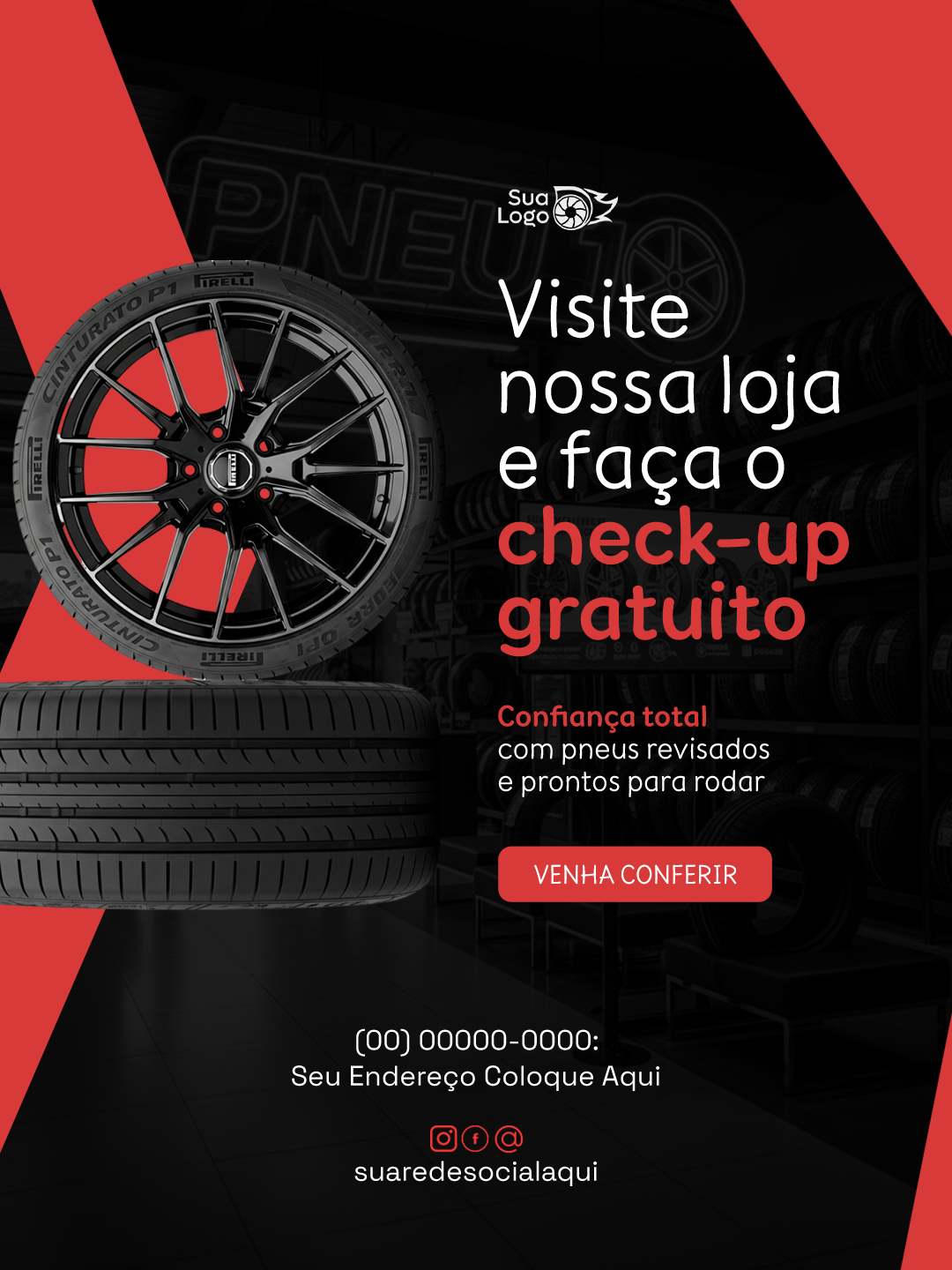 Arte 7 da coleção Coleção de Artes para Loja de Pneus