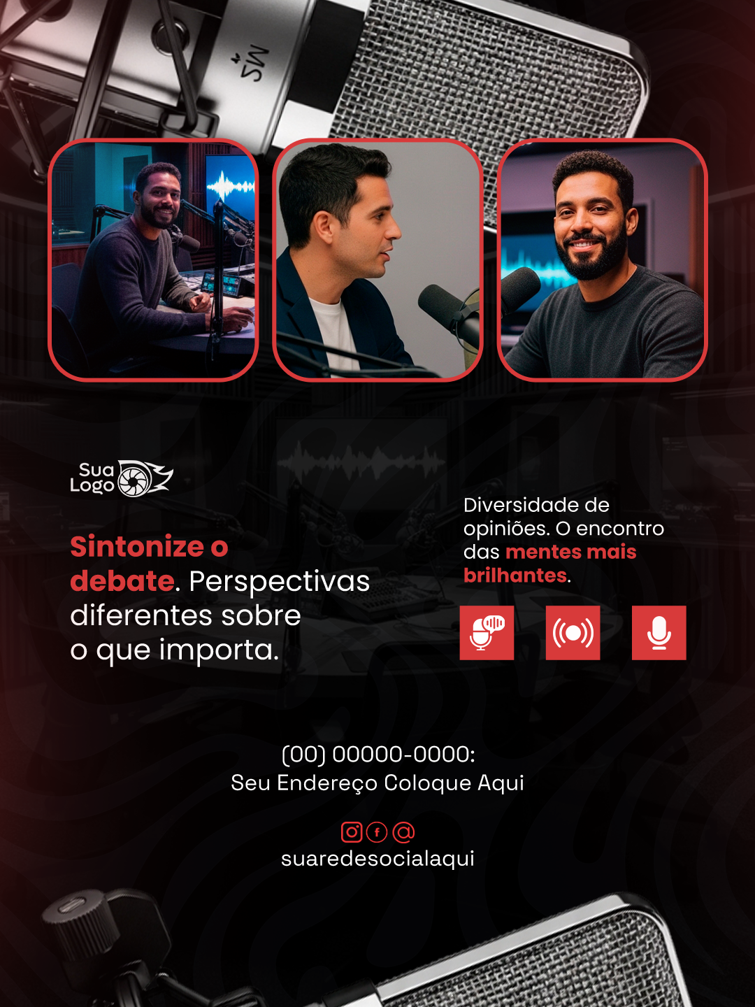 Prévia da coleção Coleção de Artes para Podcast