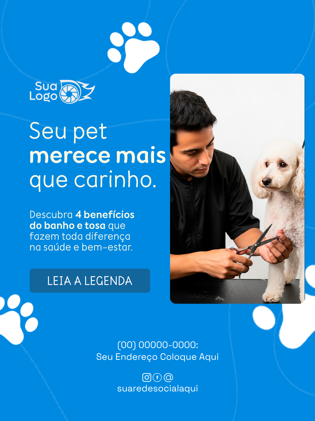 Arte 7 da coleção Coleção de Artes para Petshop Banho e Tosa