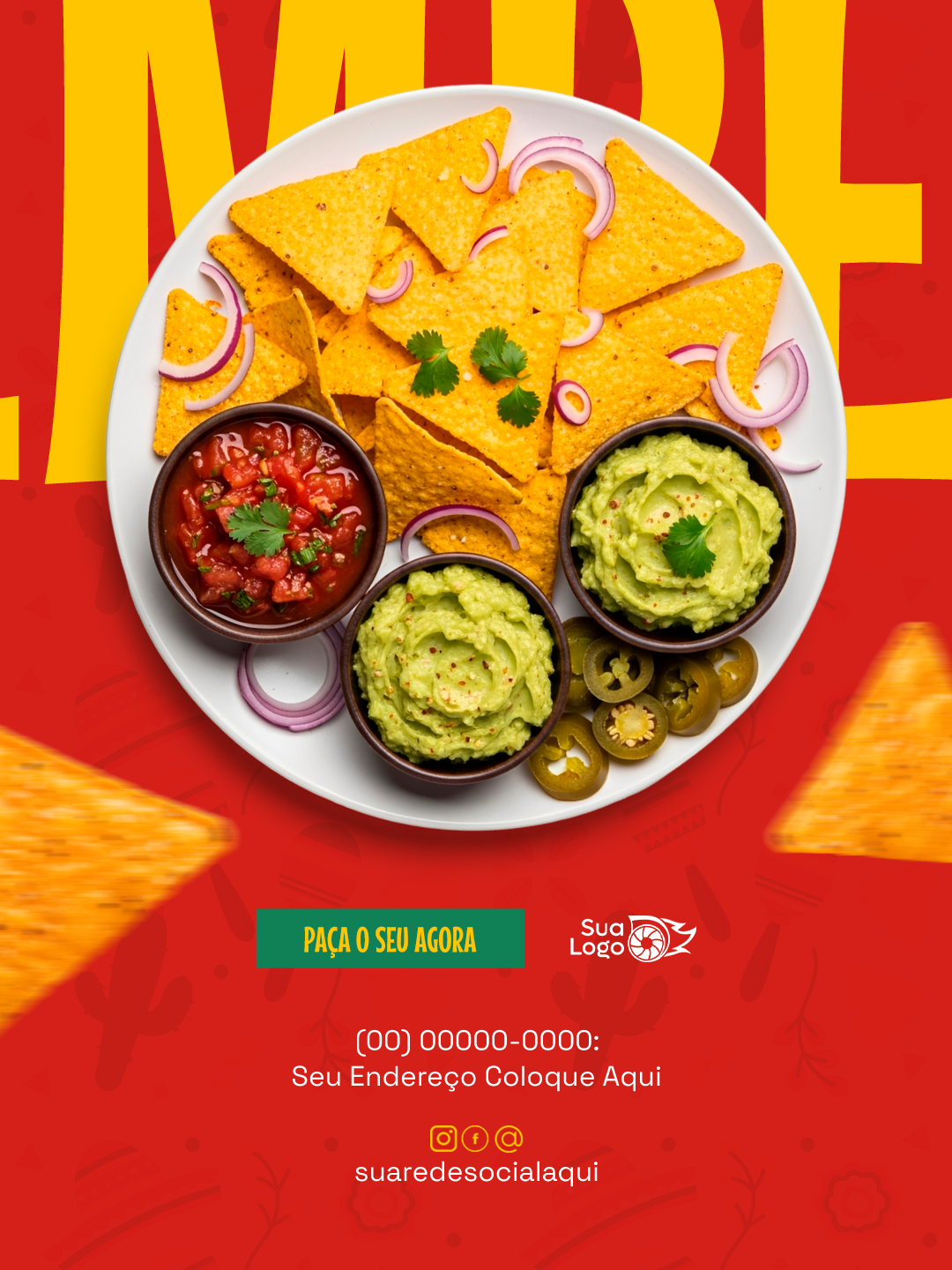 Prévia da coleção Coleção de Artes para Restaurante de Comida Mexicana