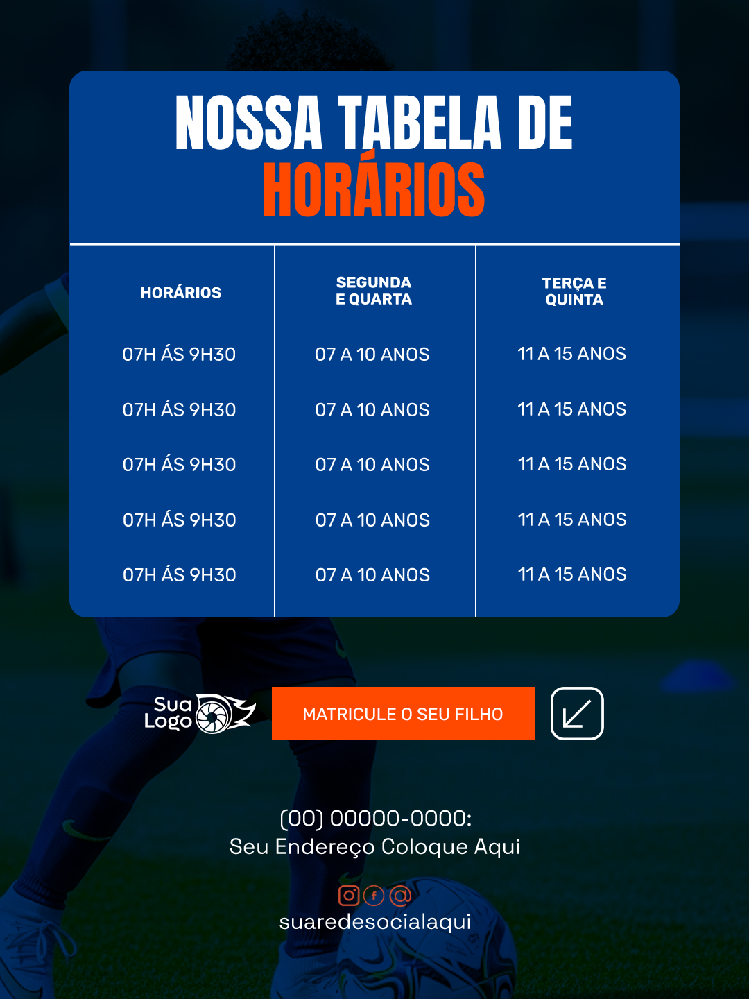 Arte 7 da coleção Coleção de Artes para Escolinha de Futebol