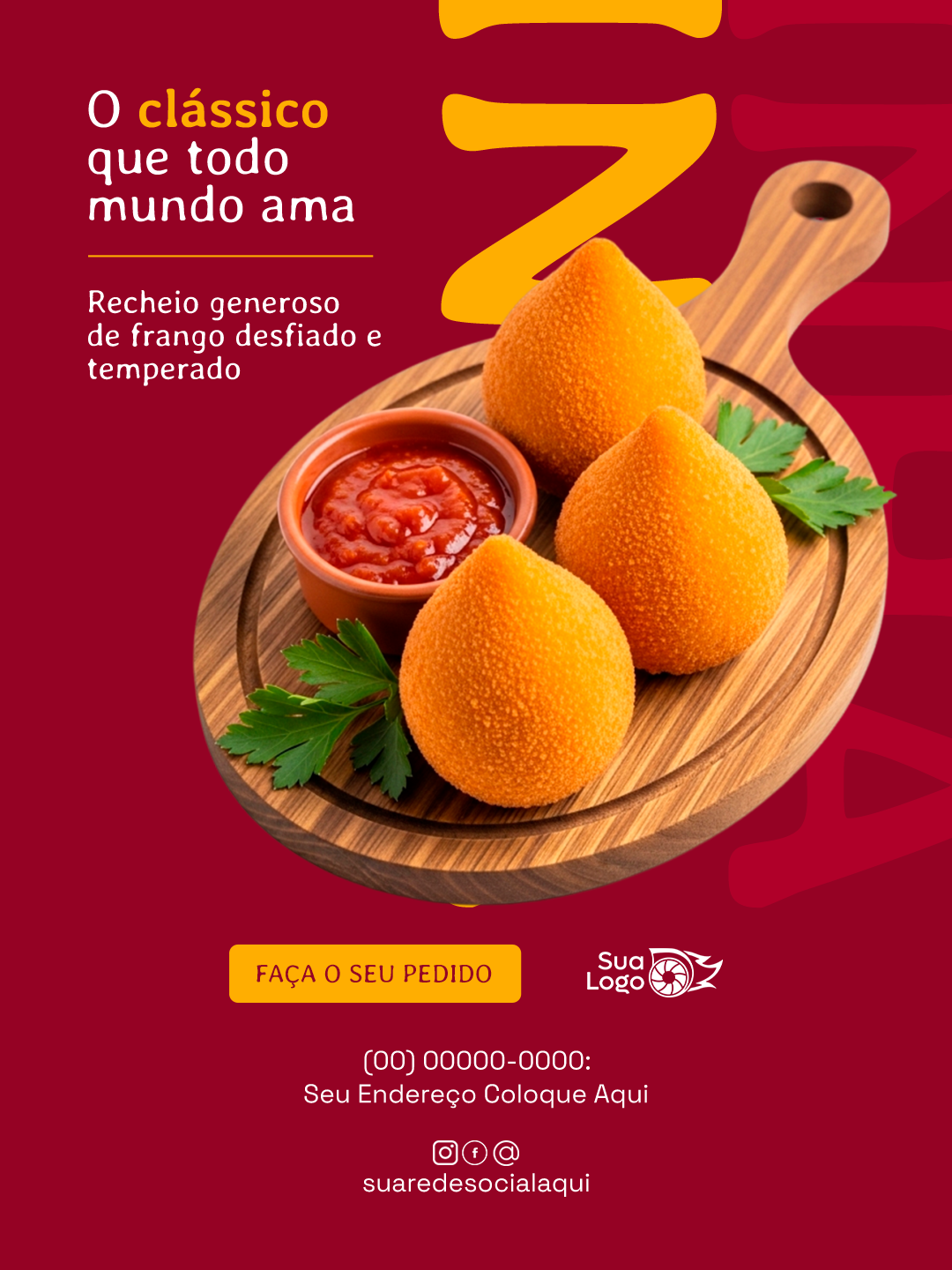 Arte 8 da coleção Coleção de Artes para Loja de Coxinhas