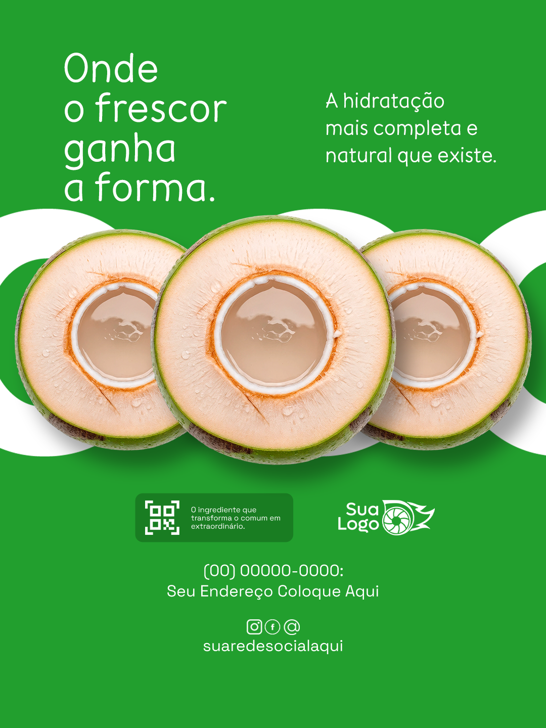 Prévia da coleção Coleção de Artes para Quiosque Água de Coco