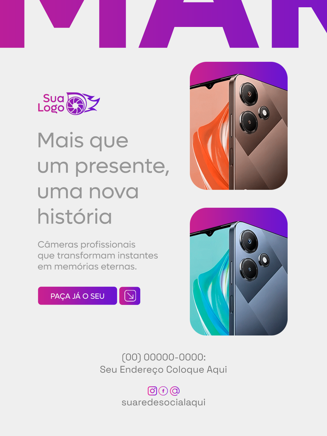 Prévia da coleção Coleção de Artes para Loja de Celular