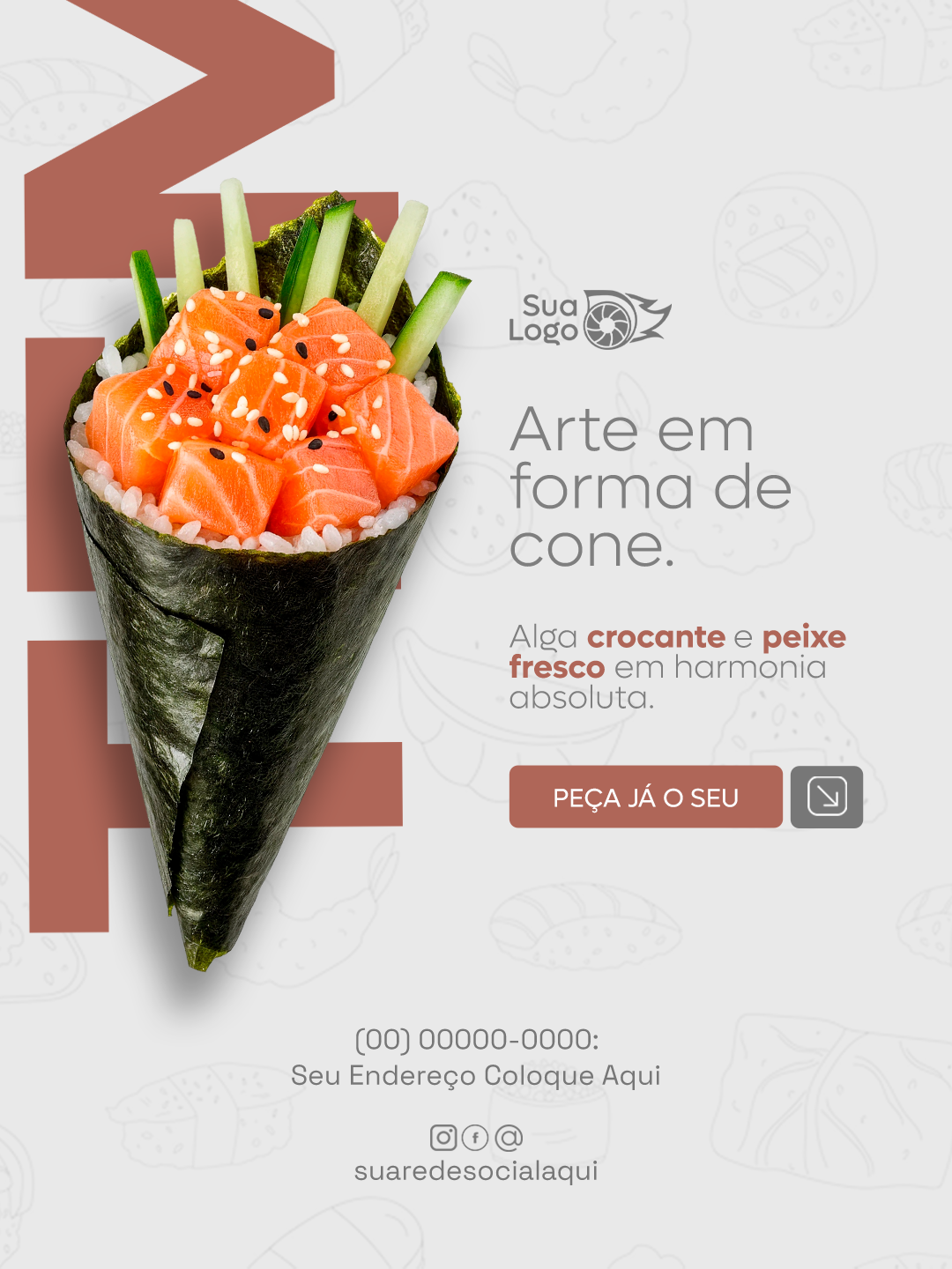 Arte 5 da coleção Coleção de Artes para Sushi Vibes