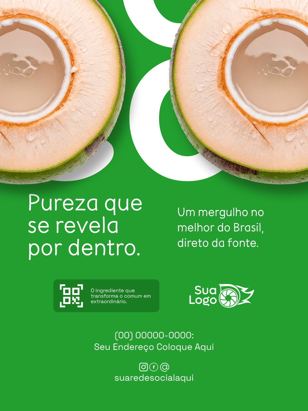 Prévia da coleção Coleção de Artes para Quiosque Água de Coco