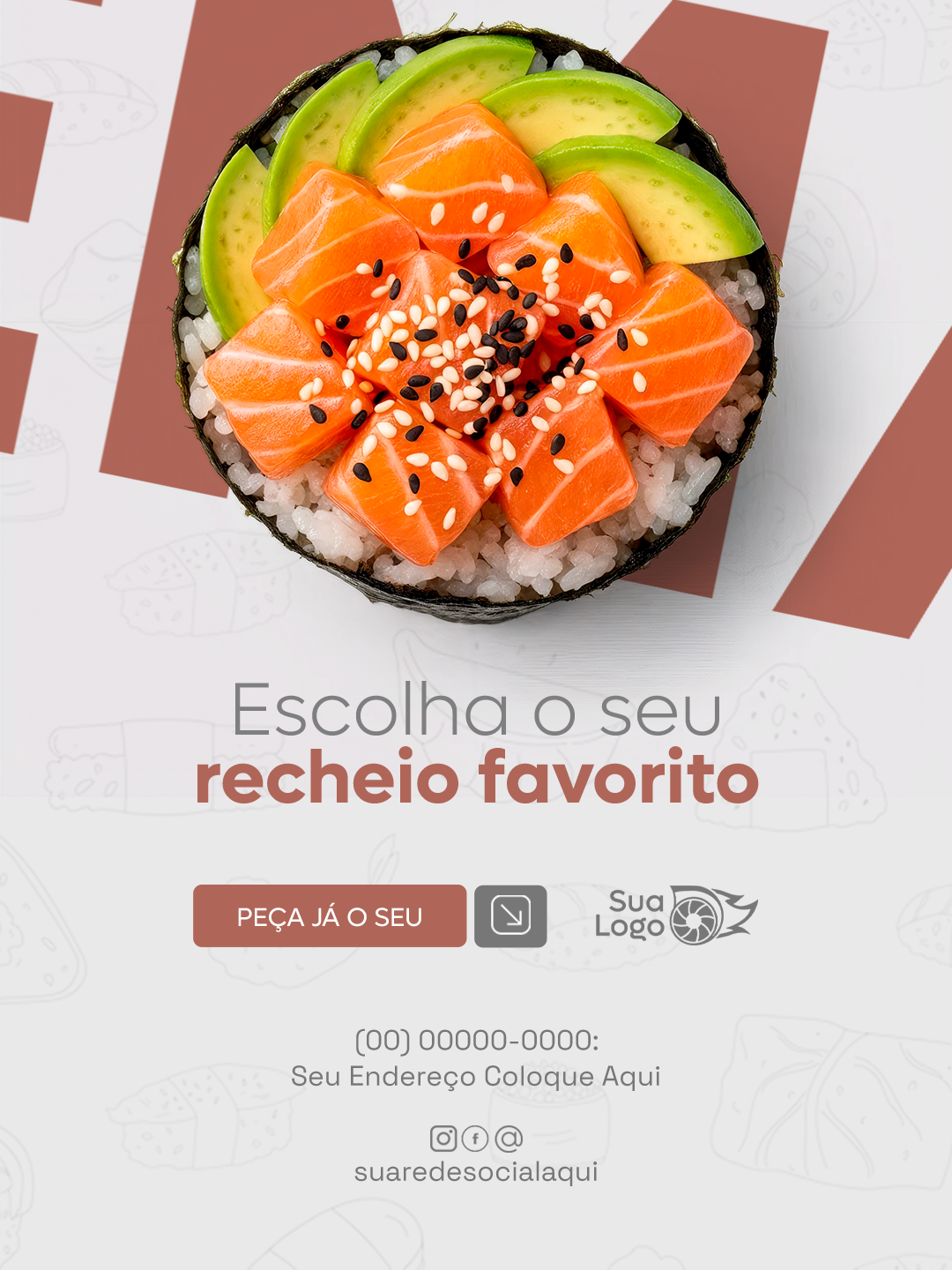 Prévia da coleção Coleção de Artes para Sushi Vibes