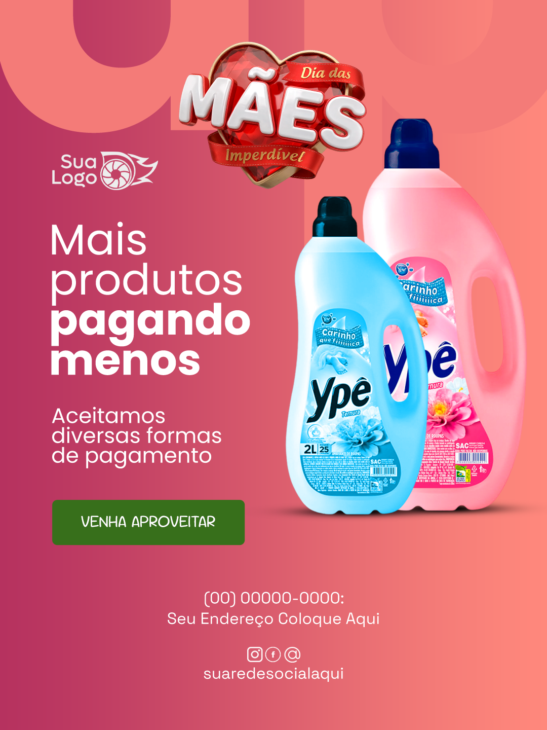 Prévia da coleção Coleção de Artes para Supermercado dia das Mães