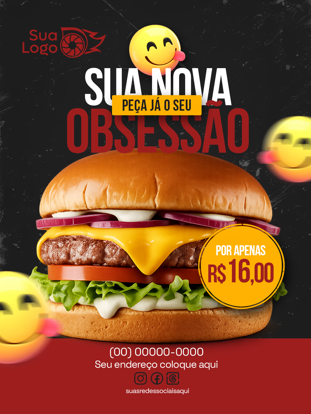 Arte 5 da coleção Coleção Hamburgueria, lanche