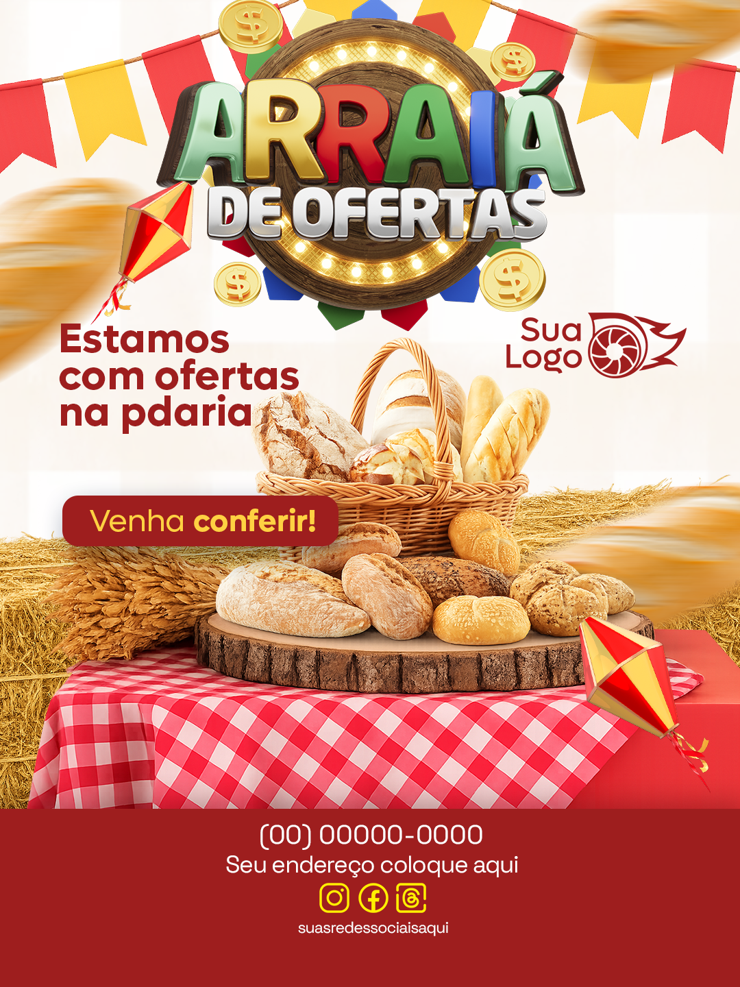 Arte 8 da coleção Coleção Supermercado Arraiá de Ofertas