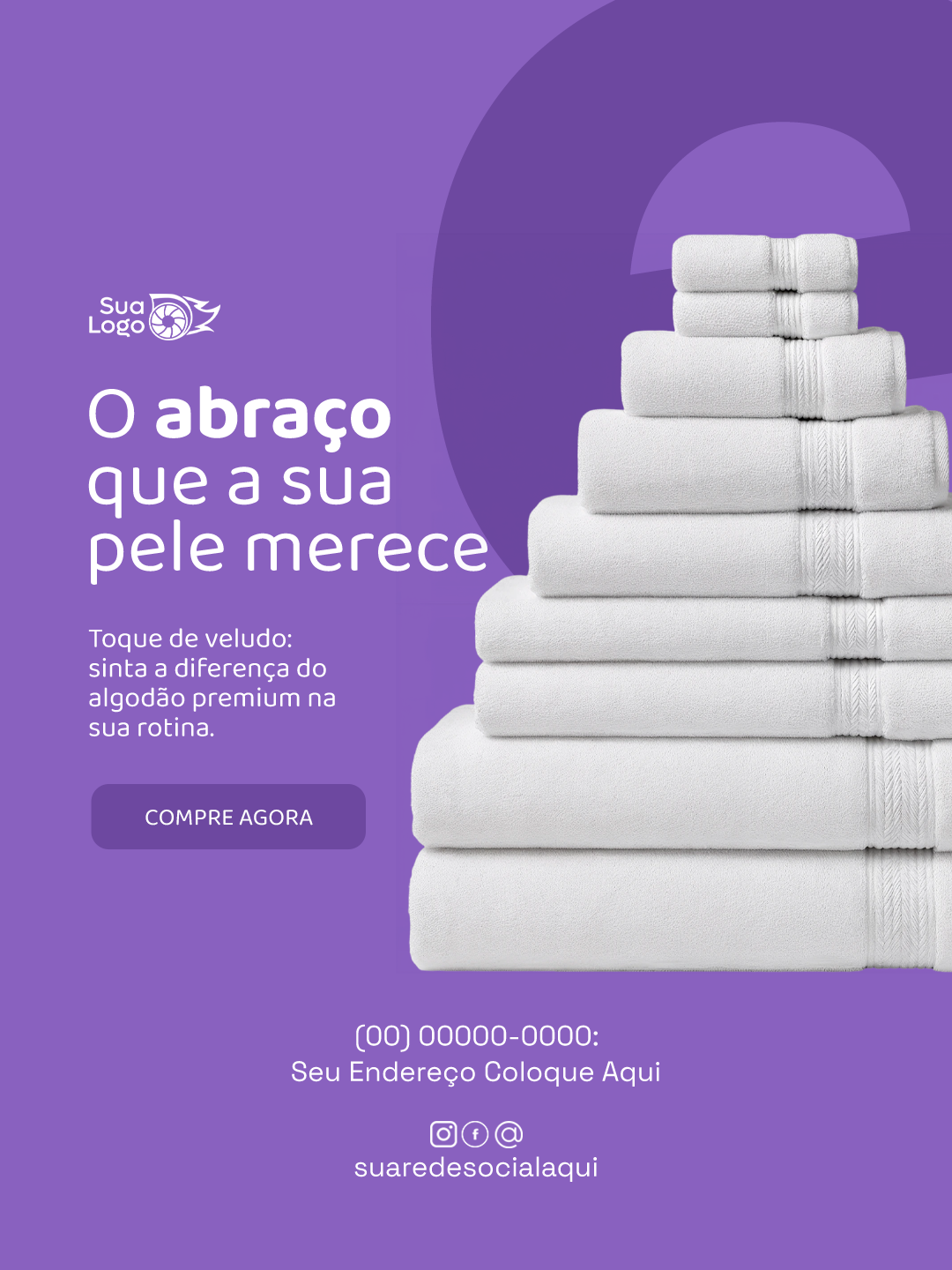 Arte 10 da coleção Coleção de Artes para Loja de Toalhas e Tecidos