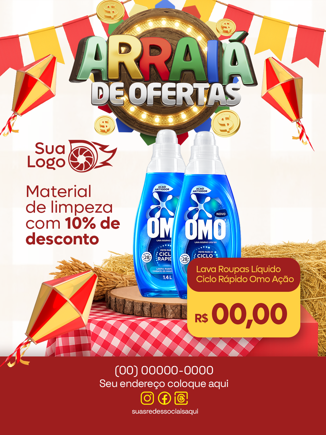 Arte 9 da coleção Coleção Supermercado Arraiá de Ofertas