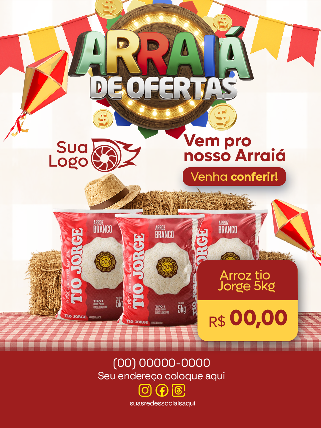 Arte 7 da coleção Coleção Supermercado Arraiá de Ofertas