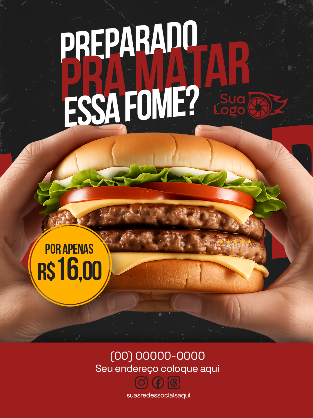 Arte 9 da coleção Coleção Hamburgueria, lanche