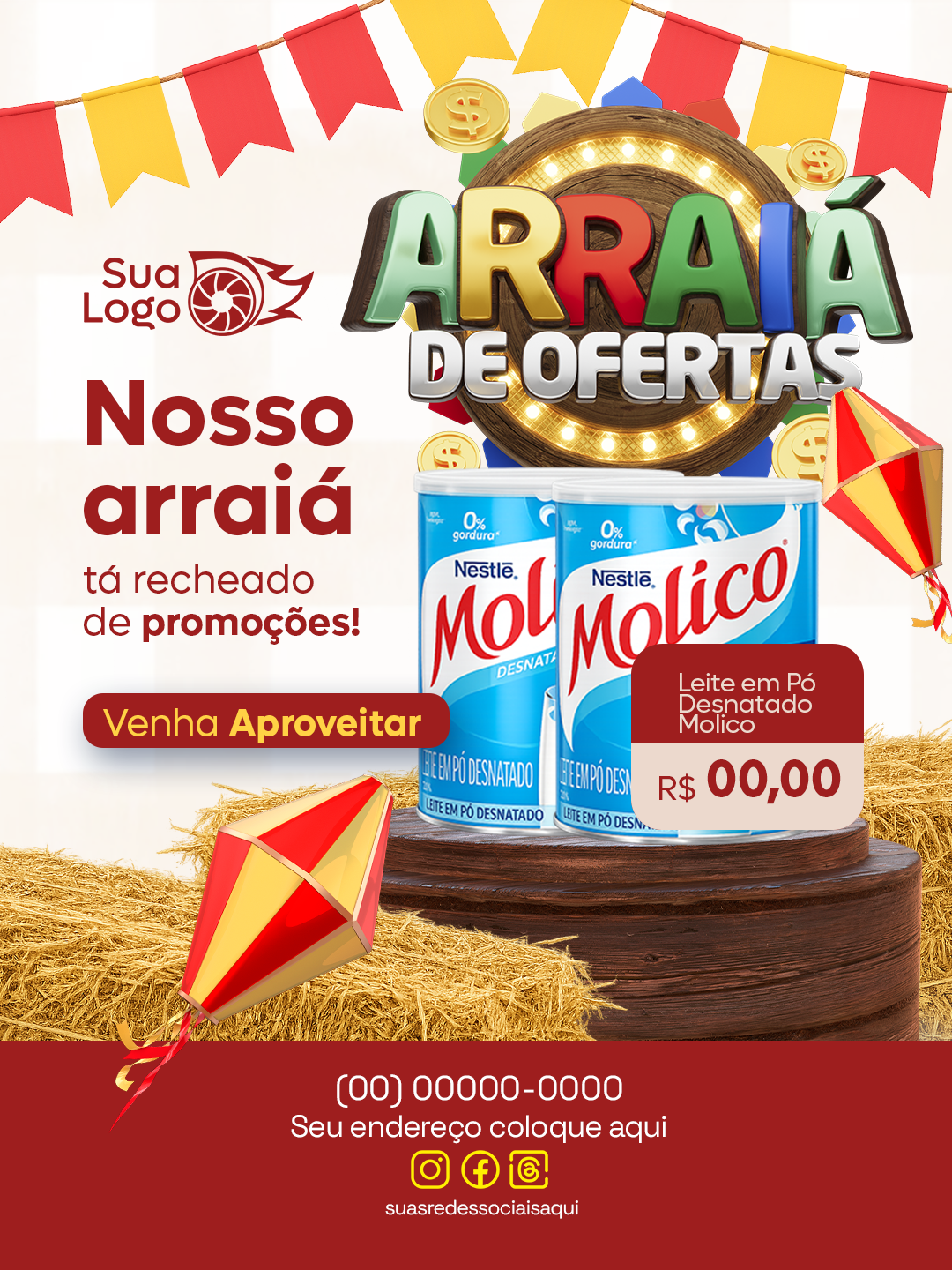 Prévia da coleção Coleção Supermercado Arraiá de Ofertas
