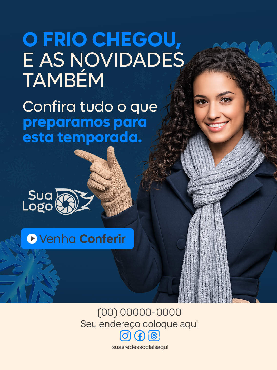 Prévia da coleção Coleção Inverno no Comércio