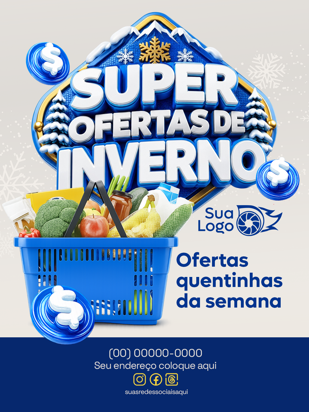 Prévia da coleção Coleção Inverno no Comércio