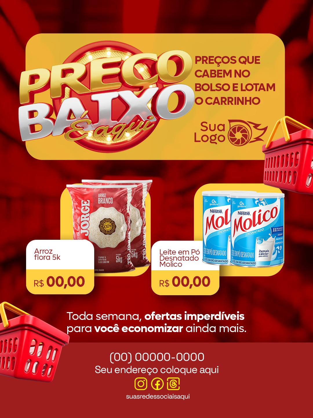 Arte 10 da coleção Coleção Para Supermercado Atacado e Varejo
