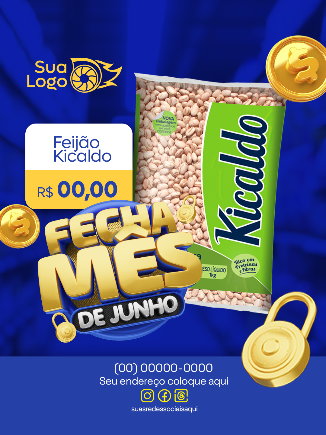 Arte 8 da coleção Coleção Supermercado Fecha Mês