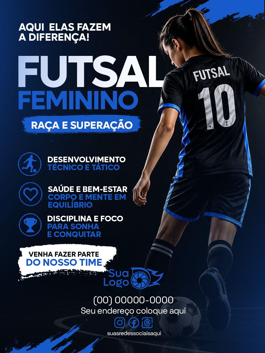 Arte 5 da coleção Coleção Futsal Masculino e Feminino